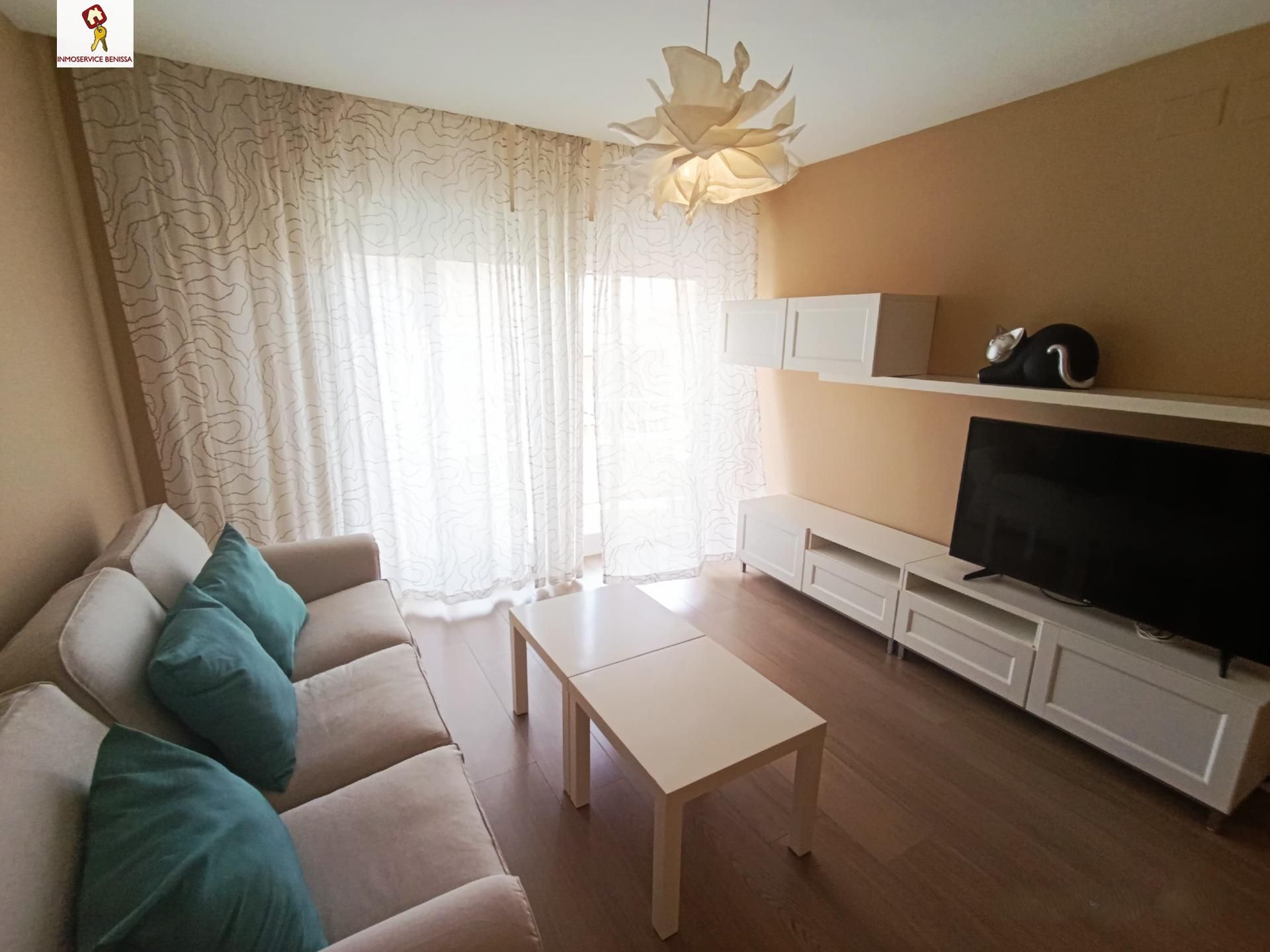 Sala d'estar de Estudi de lloguer en Moraira amb Calefacció, Terrassa i Balcó