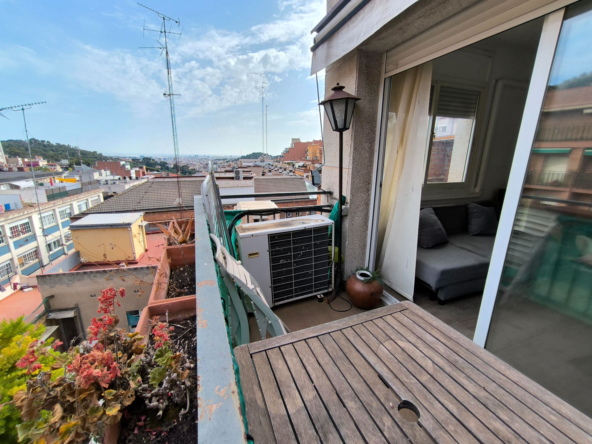 Balcony of Flat for sale in  Barcelona Capital  with Air Conditioner, Heating and Terrace