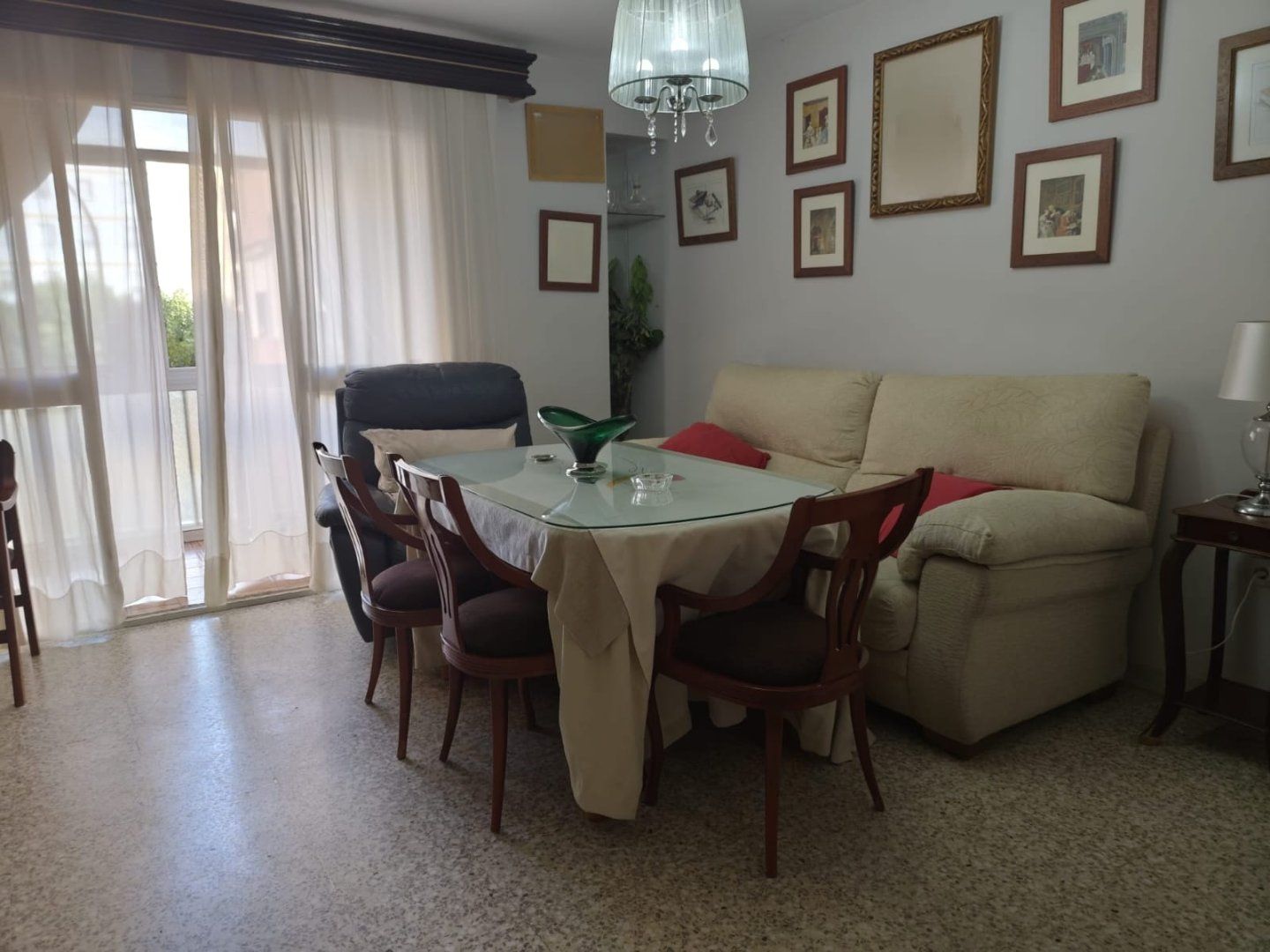 Dining room of Flat for sale in  Sevilla Capital  with Air Conditioner, Heating and Terrace