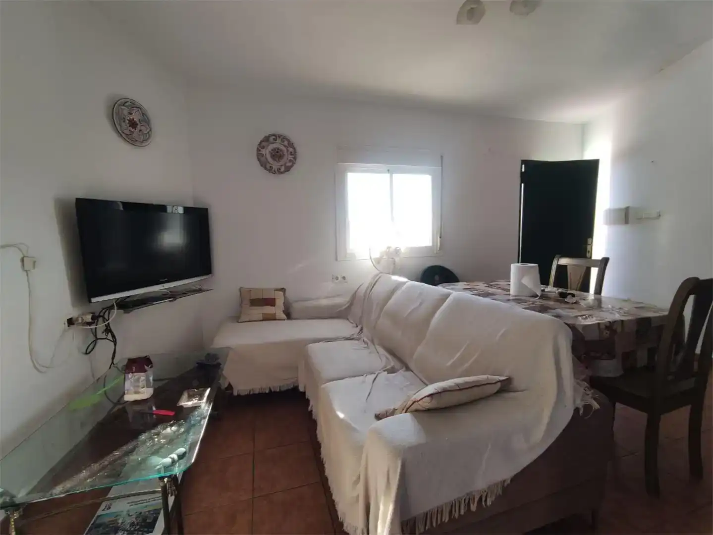 Sala de estar de Piso en venta en Almáchar con Aire acondicionado, Jardín privado y Piscina