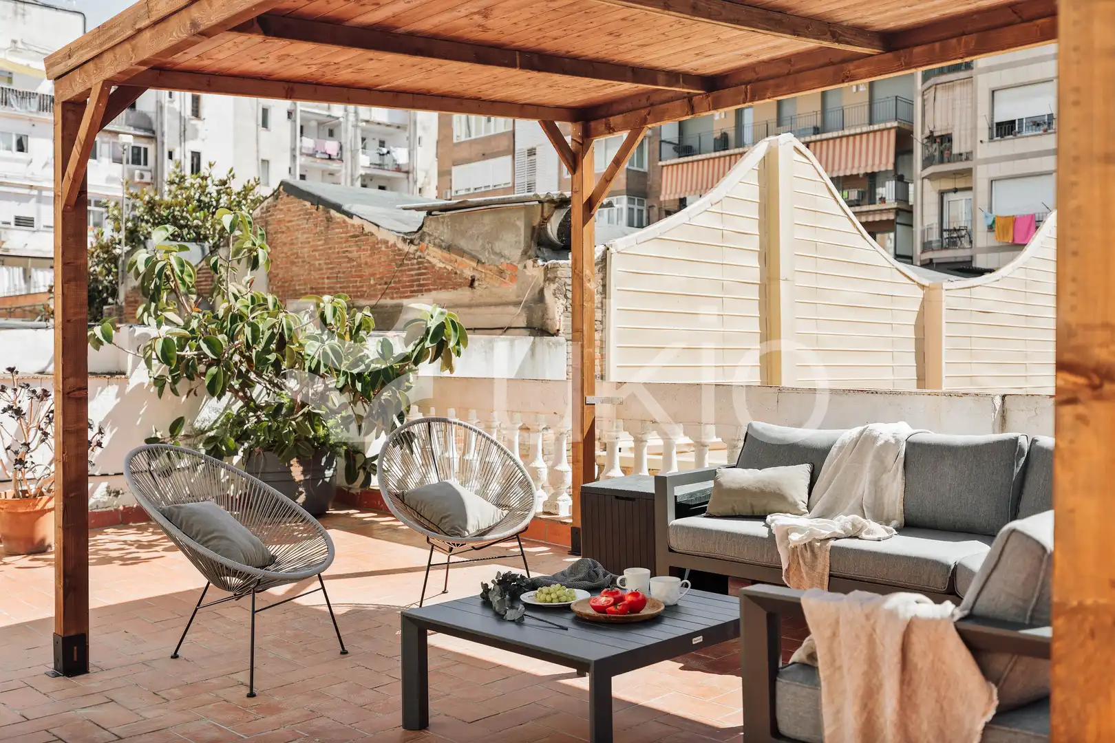 Terrace of Apartments for rent in Barcelona  with Air Conditioner, Heating and Terrace