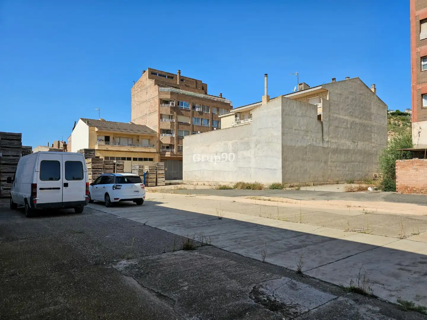 Vista exterior de Nave industrial en venta en Oria