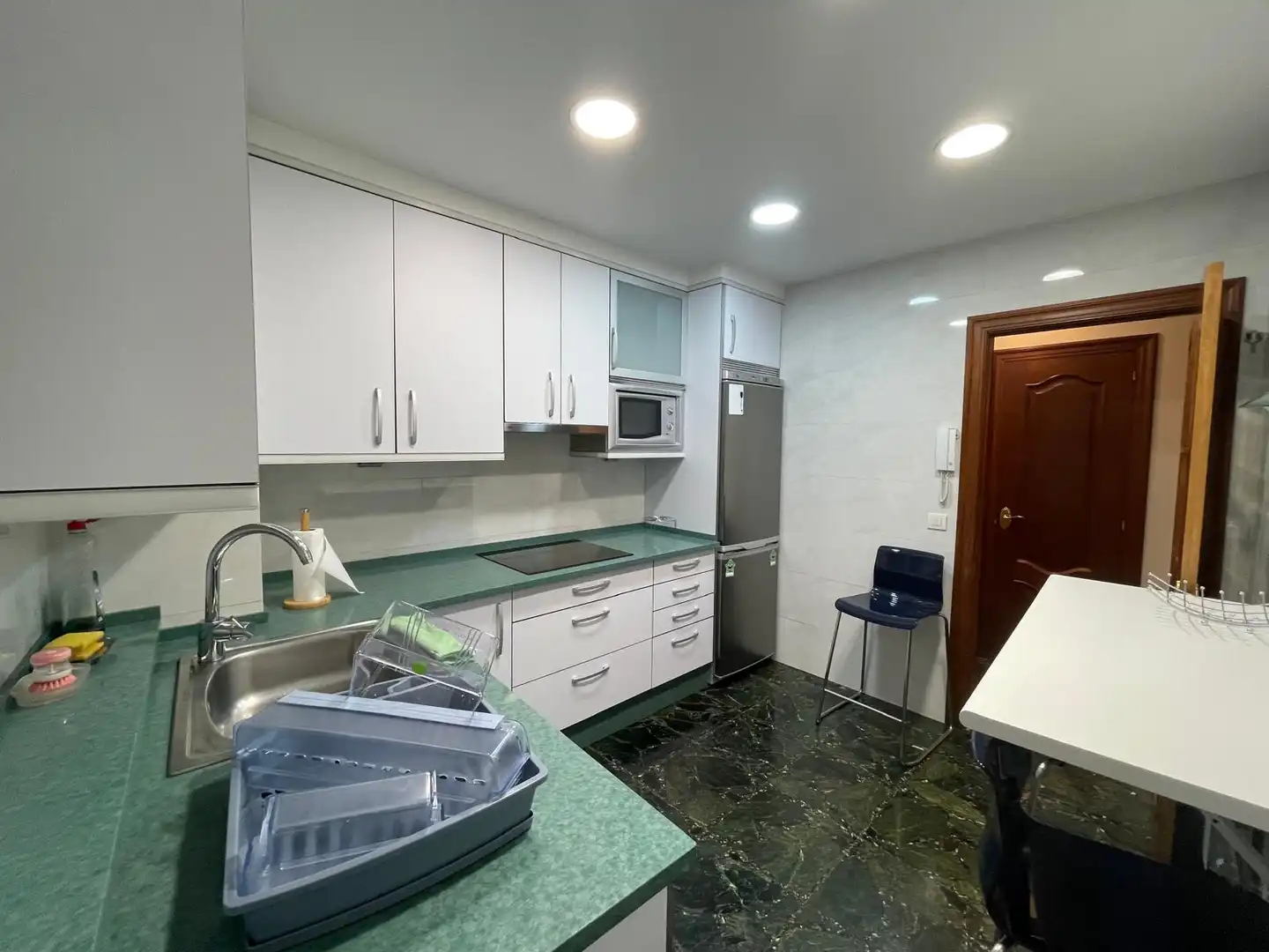 Kitchen of Flat for rent in Lugo  with Heating, Furnished and Oven