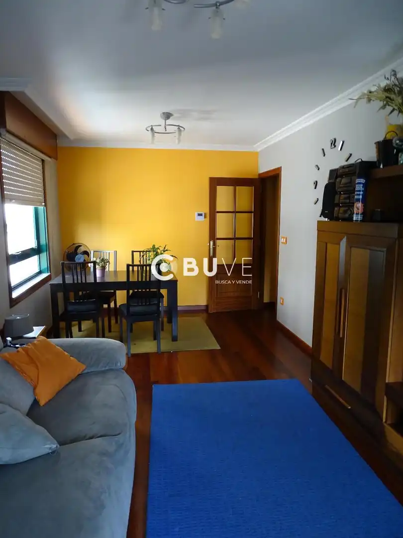 Sala de estar de Dúplex en venta en Teo con Calefacción, Trastero y Amueblado
