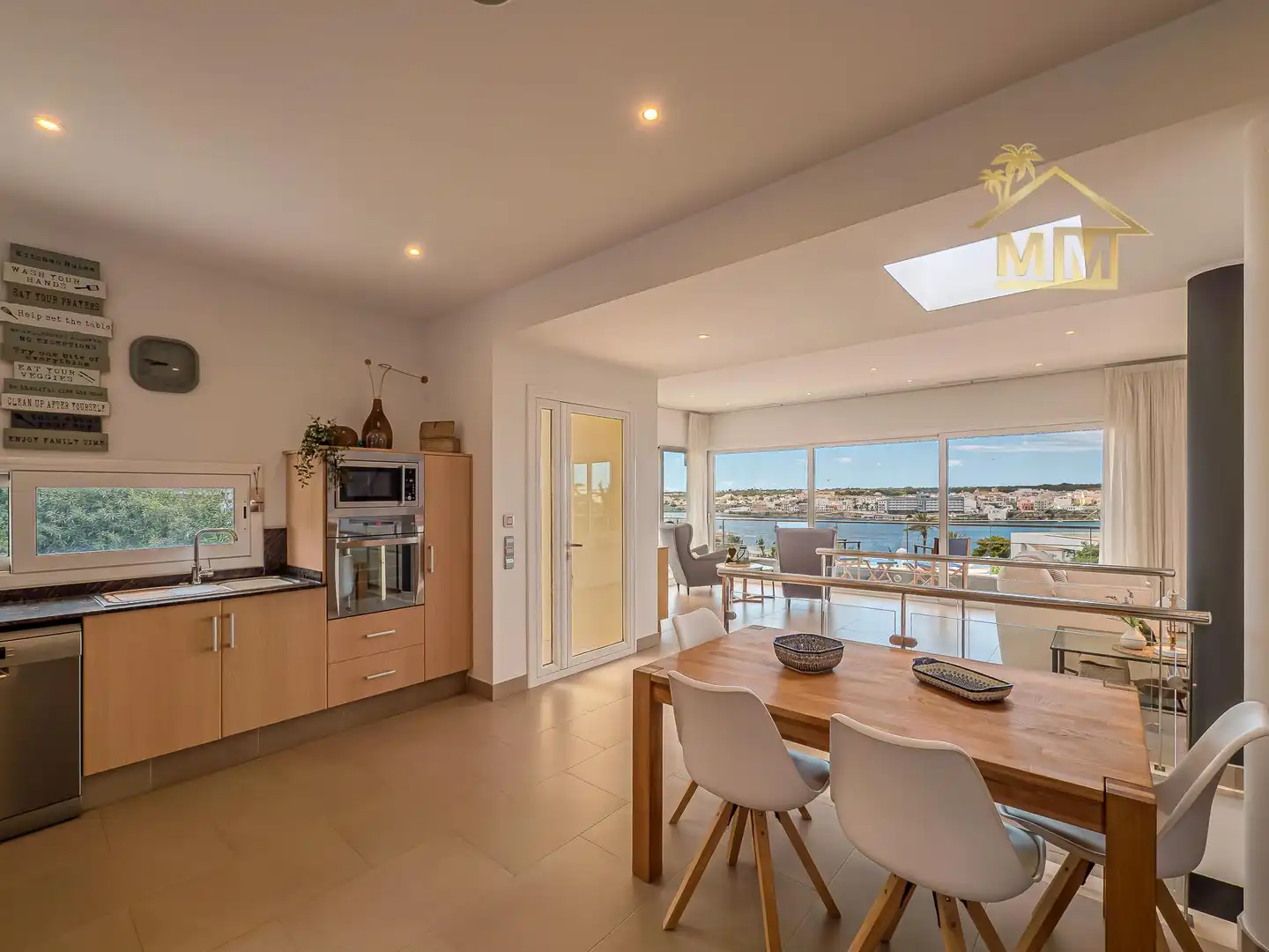 Dining room of Houses for sale in Maó - Mahón  with Air Conditioner, Heating and Private garden