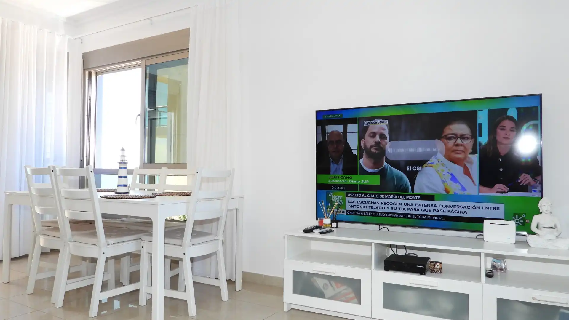 Sala d'estar de Apartament en venda en La Manga del Mar Menor amb Aire condicionat, Calefacció i Terrassa