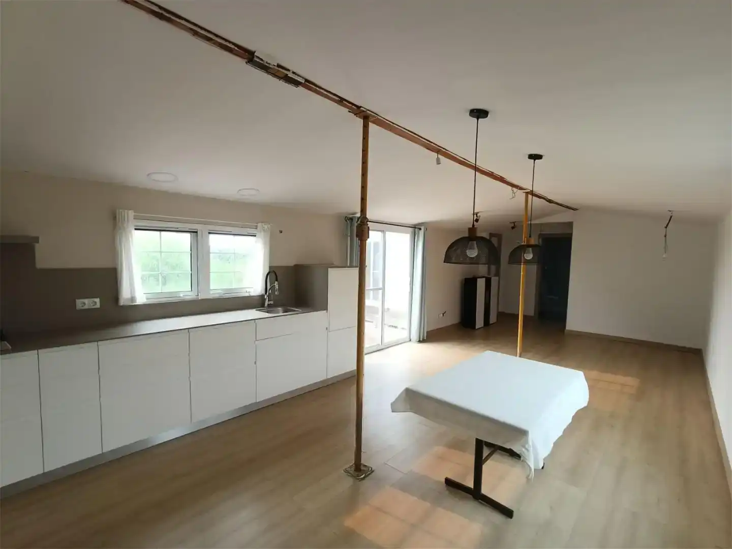 Cocina de Piso en venta en Gimenells i el Pla de la Font con Jardín privado, Parquet y Balcón
