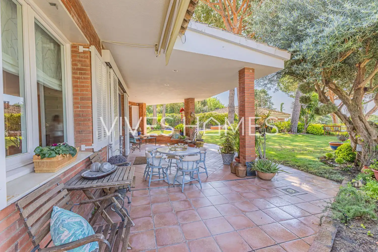 Garden of Houses for sale in Sant Vicenç de Montalt  with Air Conditioner, Heating and Private garden