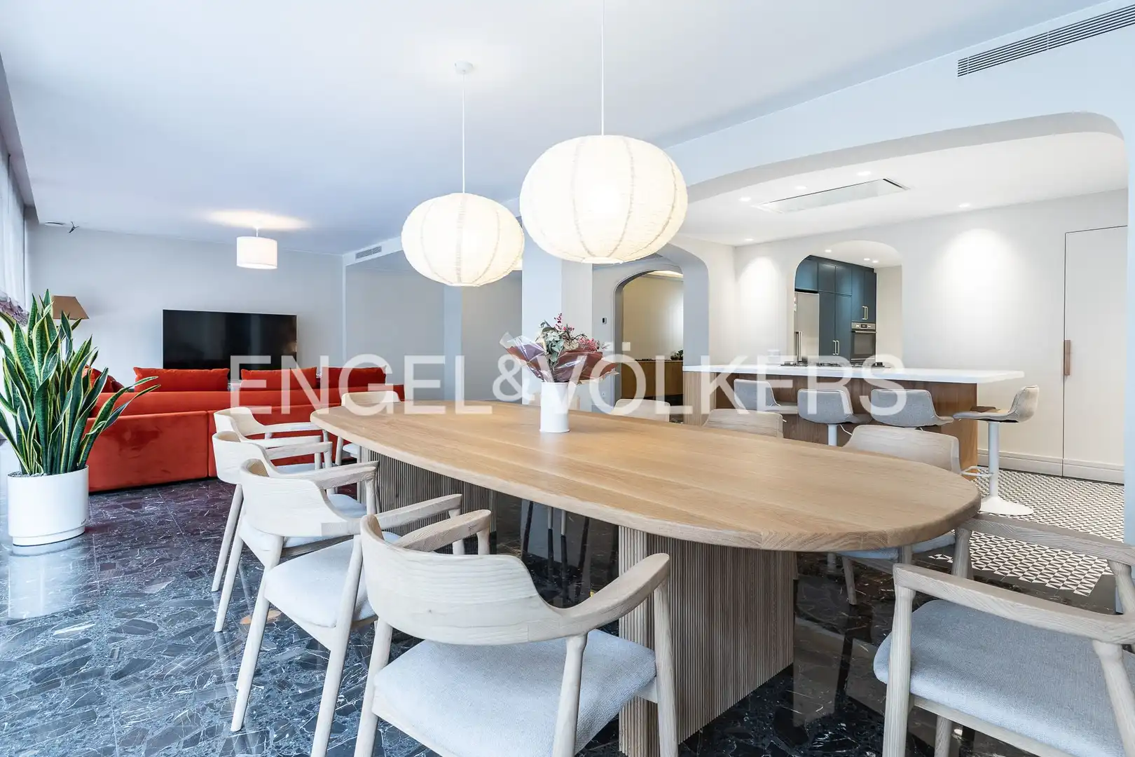 Dining room of Flat for sale in  Barcelona Capital  with Air Conditioner, Heating and Parquet flooring
