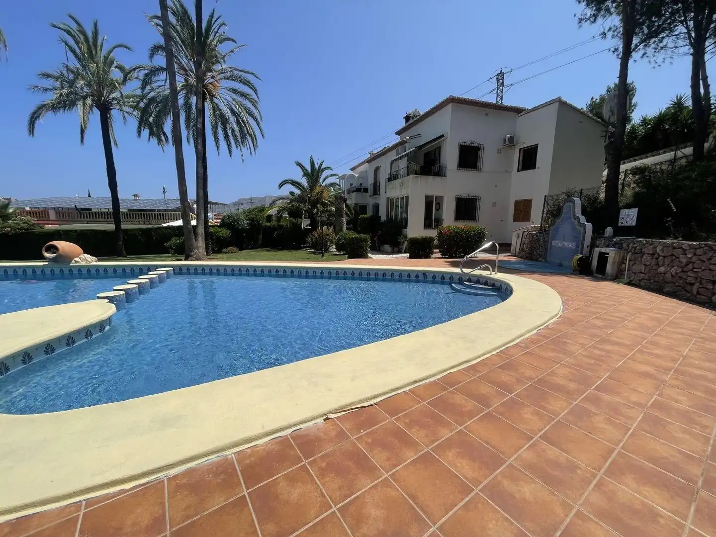 Piscina de Casa adosada en venda en Pedreguer amb Calefacció, Jardí privat i Terrassa