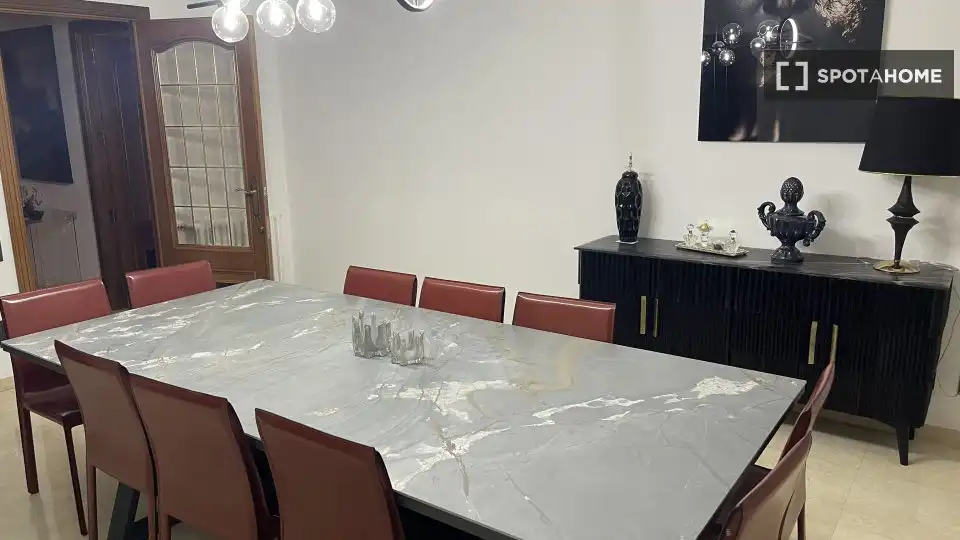 Comedor de Apartamento para compartir en Alicante / Alacant con Aire acondicionado y Terraza