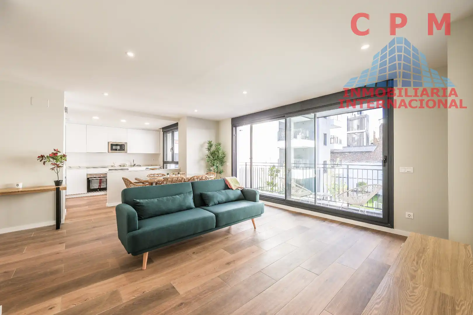 Sala de estar de Piso de alquiler en Madrid con Aire acondicionado, Calefacción y Parquet