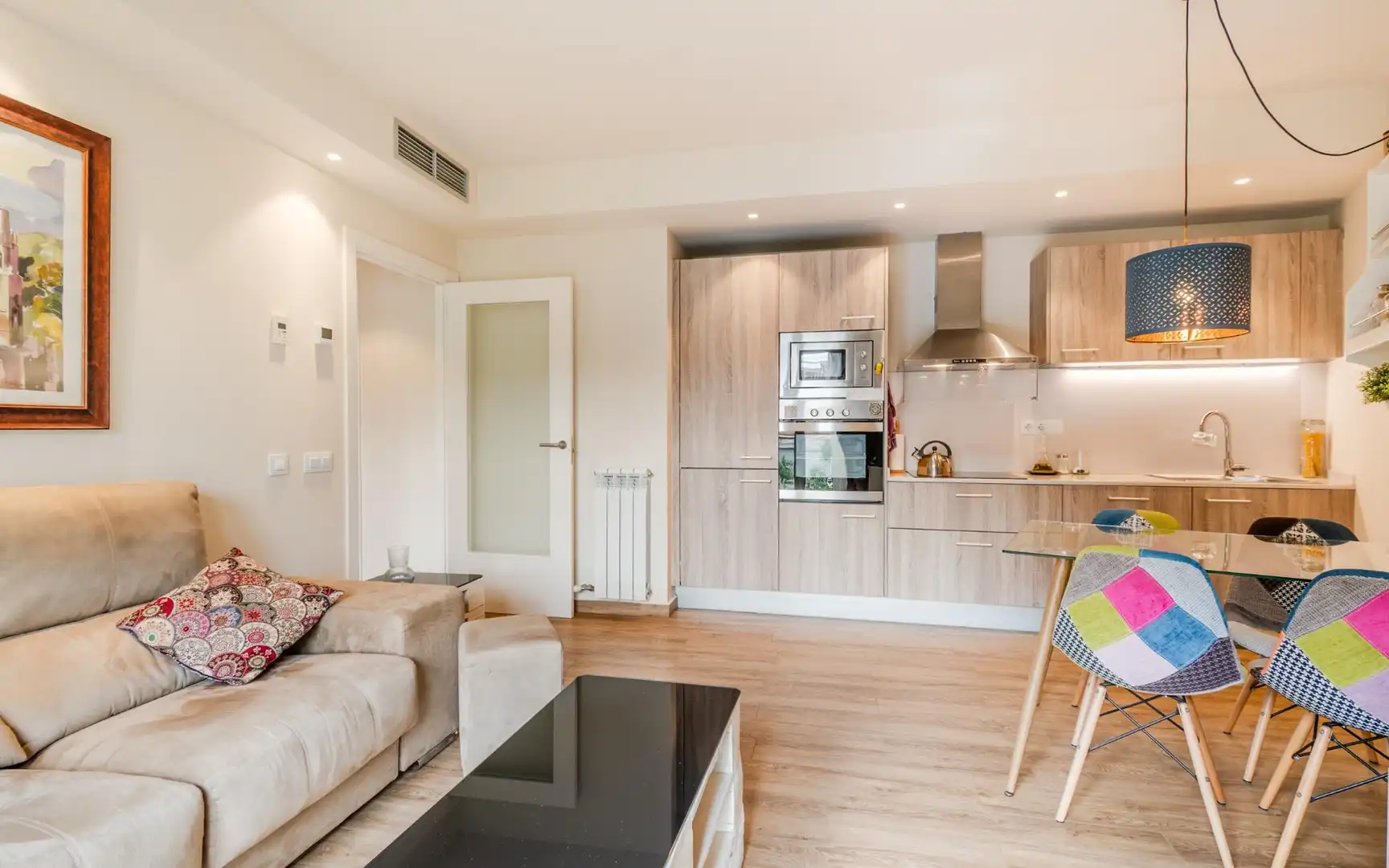 Sala de estar de Apartamento de alquiler en Girona con Balcón
