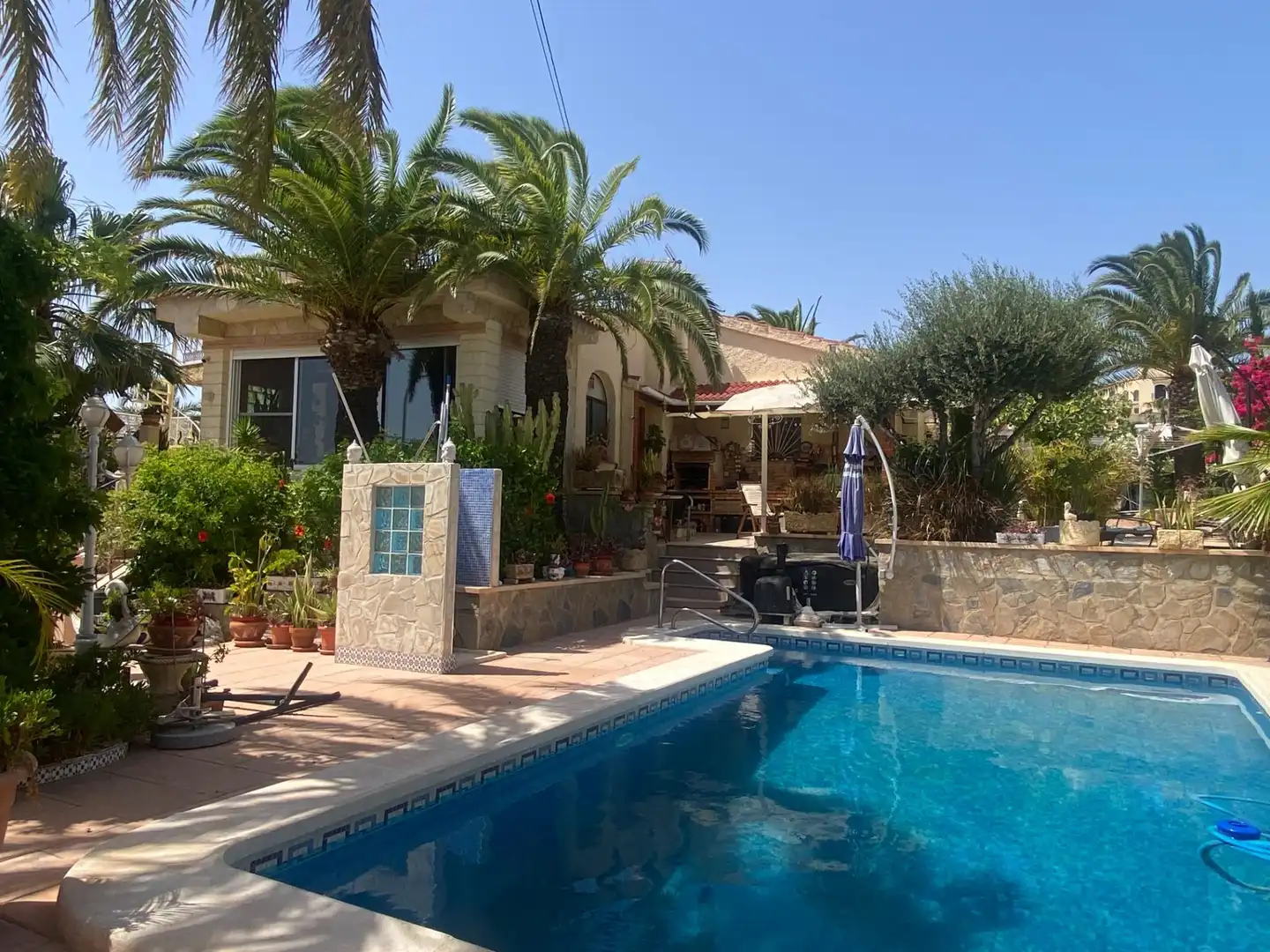 Piscina de Casa o xalet en venda en Rojales amb Aire condicionat, Calefacció i Jardí privat