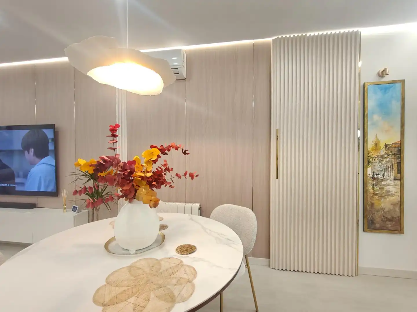 Dining room of Apartments for sale in Barcelona  with Air Conditioner, Heating and Storage room