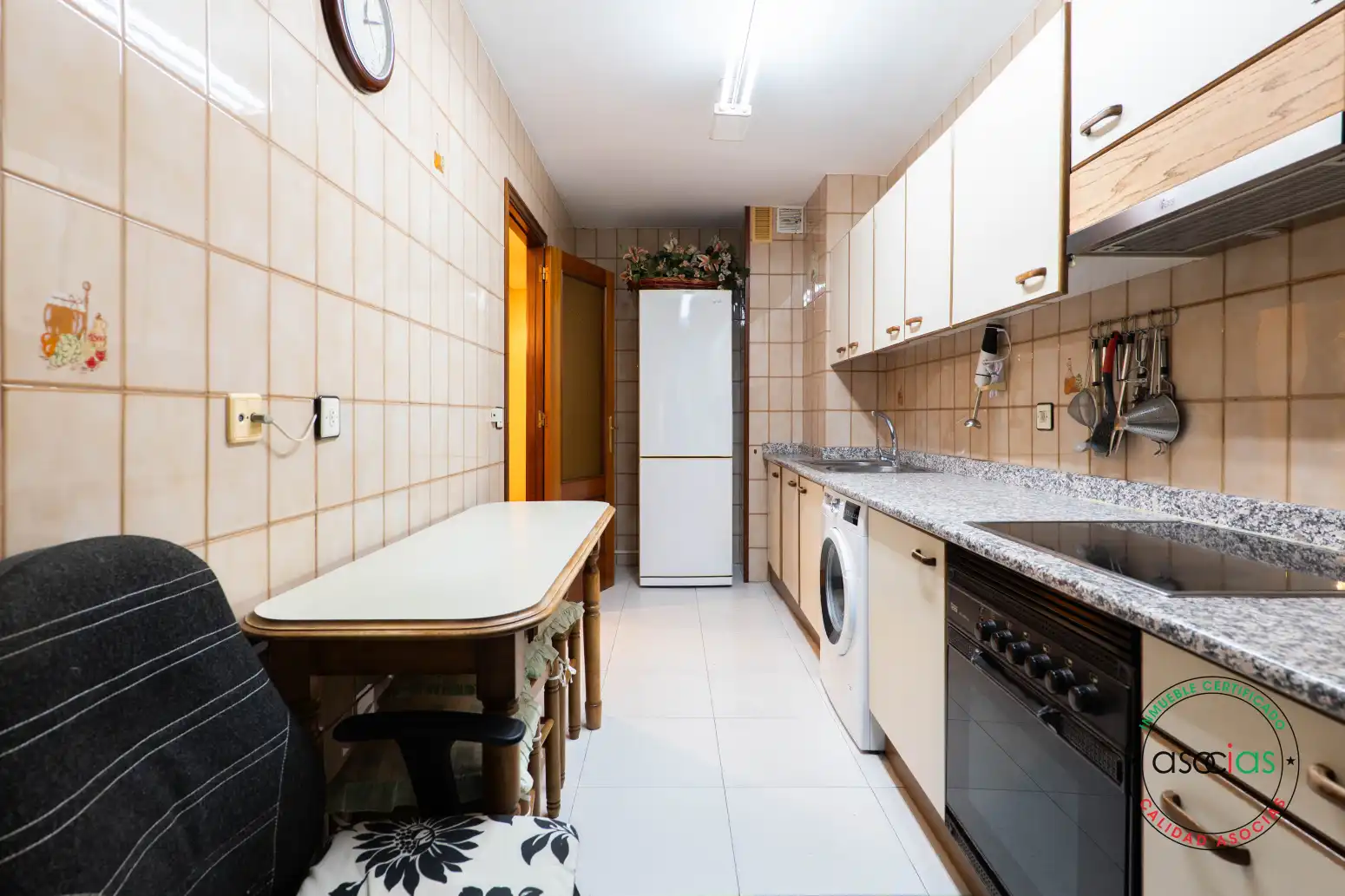 Cocina de Piso en venta en Gijón  con Calefacción, Parquet y Terraza