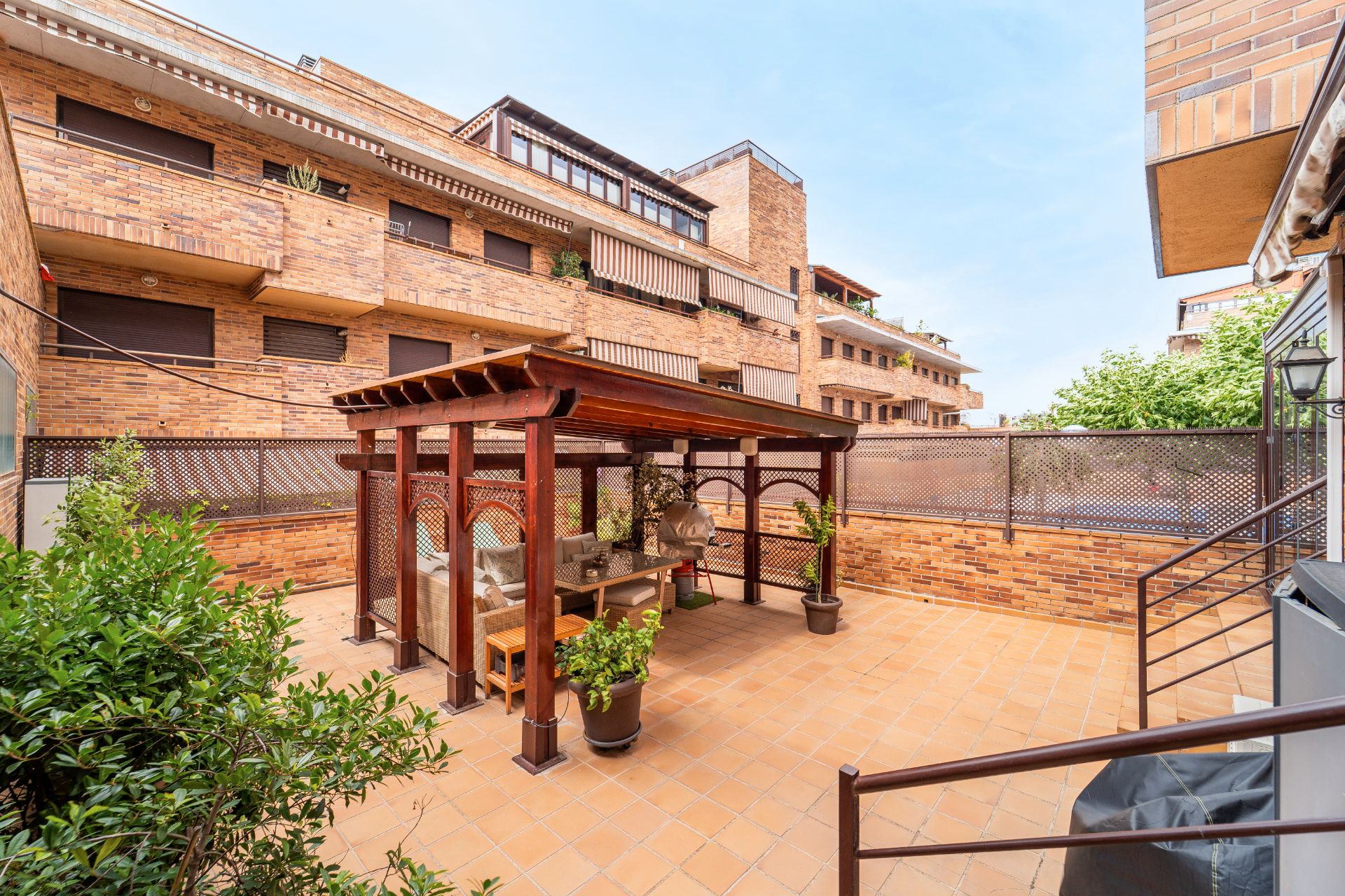 Terrace of Flat for sale in Brunete  with Heating, Private garden and Terrace
