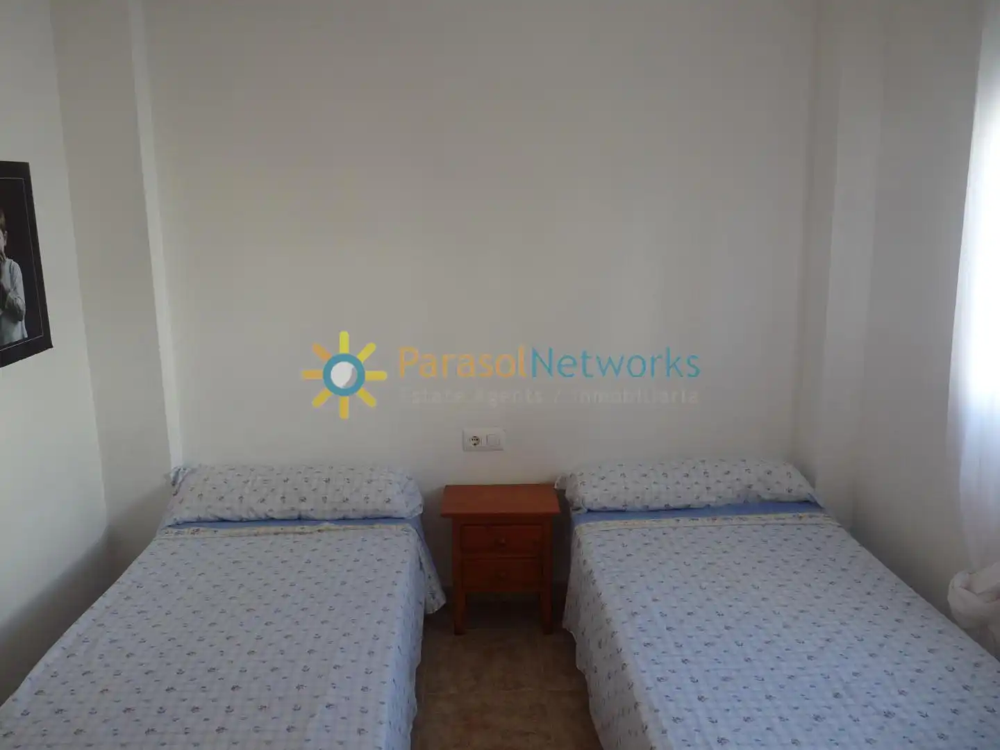 Habitación de Apartamento de alquiler en Dénia con Aire acondicionado, Calefacción y Terraza