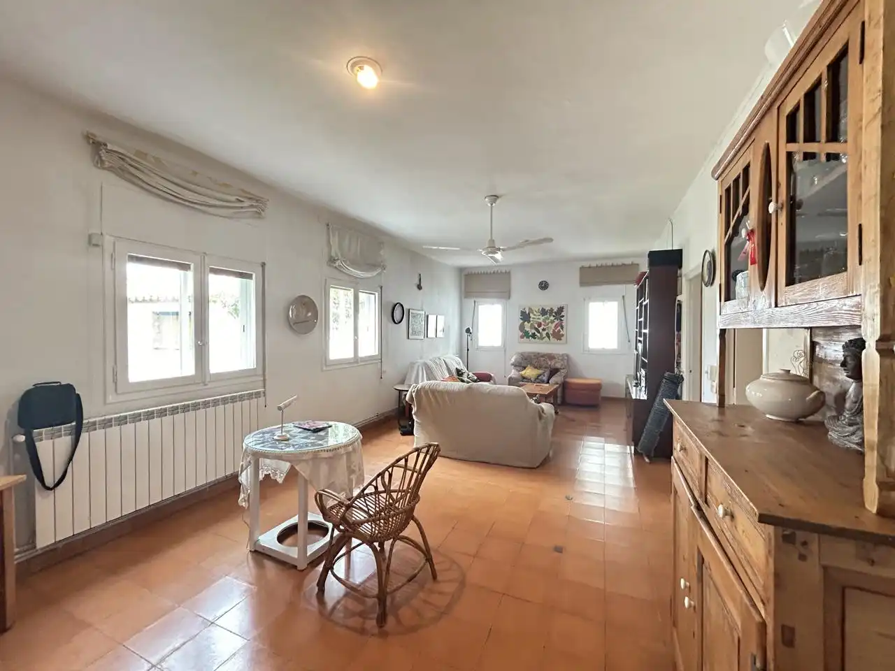 Sala d'estar de Casa o xalet en venda en Cascante amb Calefacció, Jardí privat i Traster