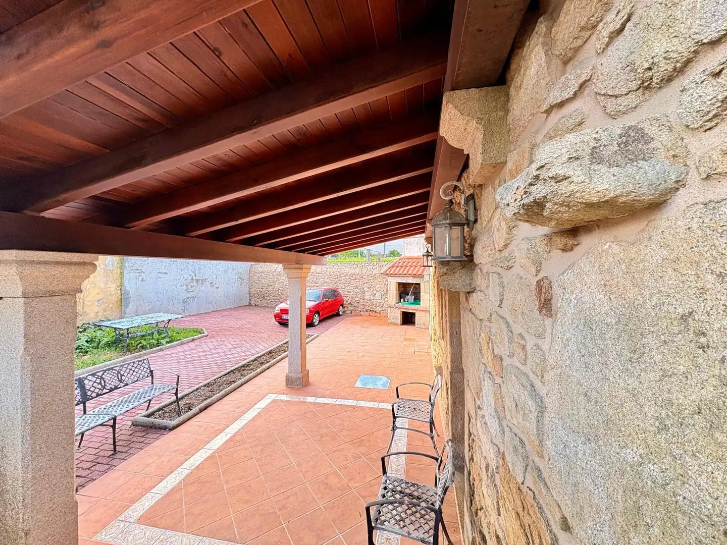 Vista exterior de Casa o chalet en venta en Noia con Calefacción, Jardín privado y Terraza