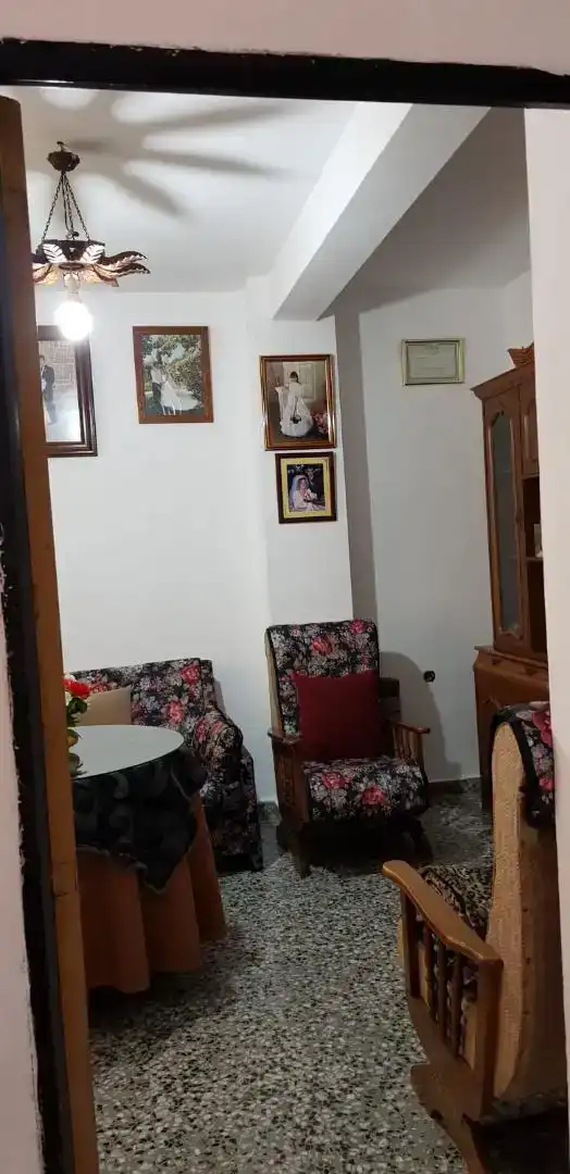 Sala d'estar de Casa adosada en venda en Iznatoraf amb Traster, Moblat i Forn