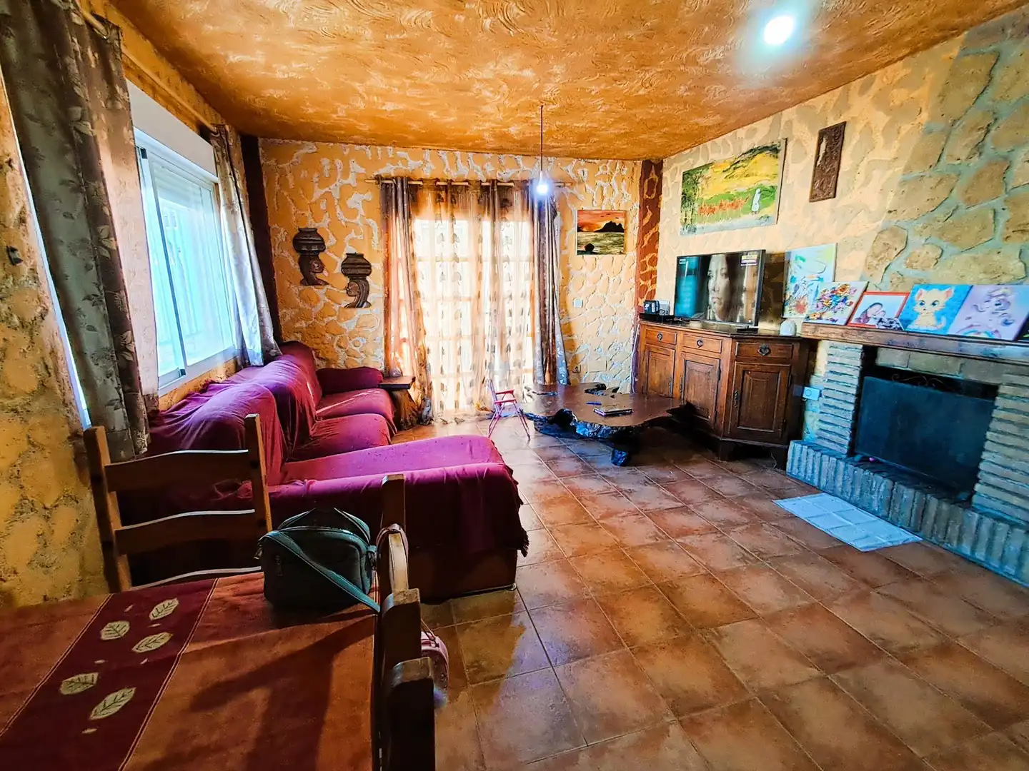Sala de estar de Casa o chalet en venta en Águilas con Aire acondicionado, Calefacción y Jardín privado