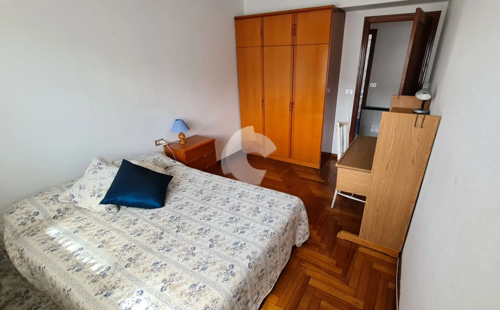 Bedroom of Flat for sale in Vigo   with Heating, Furnished and Balcony