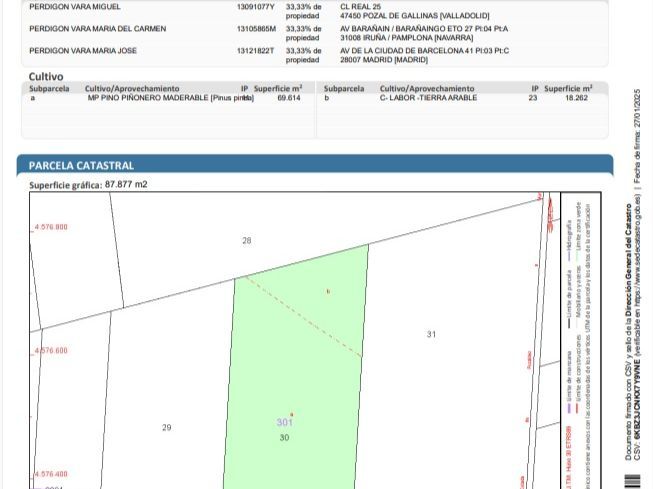 Land for sale in Pozal de Gallinas