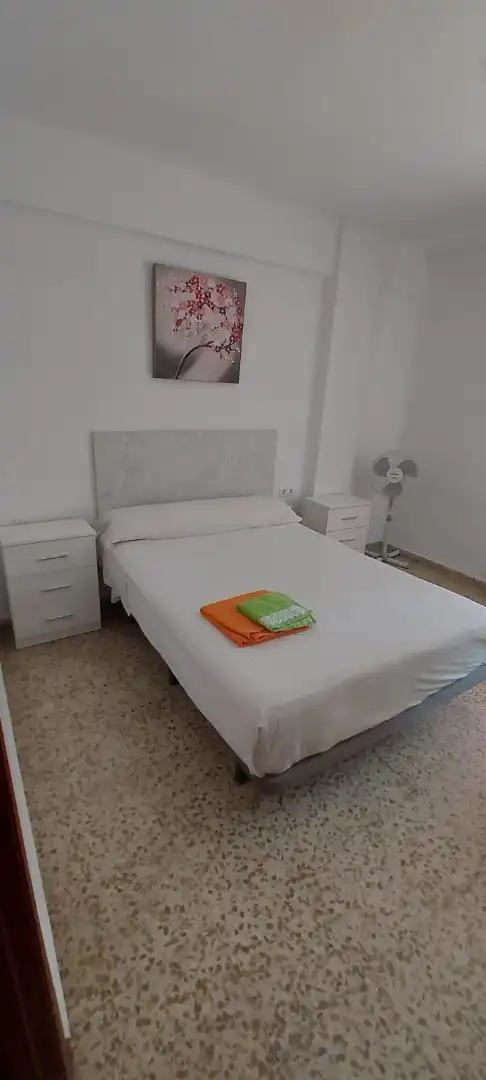 Schlafzimmer von Wohnung zur untervermieten in Málaga mit Möbliert