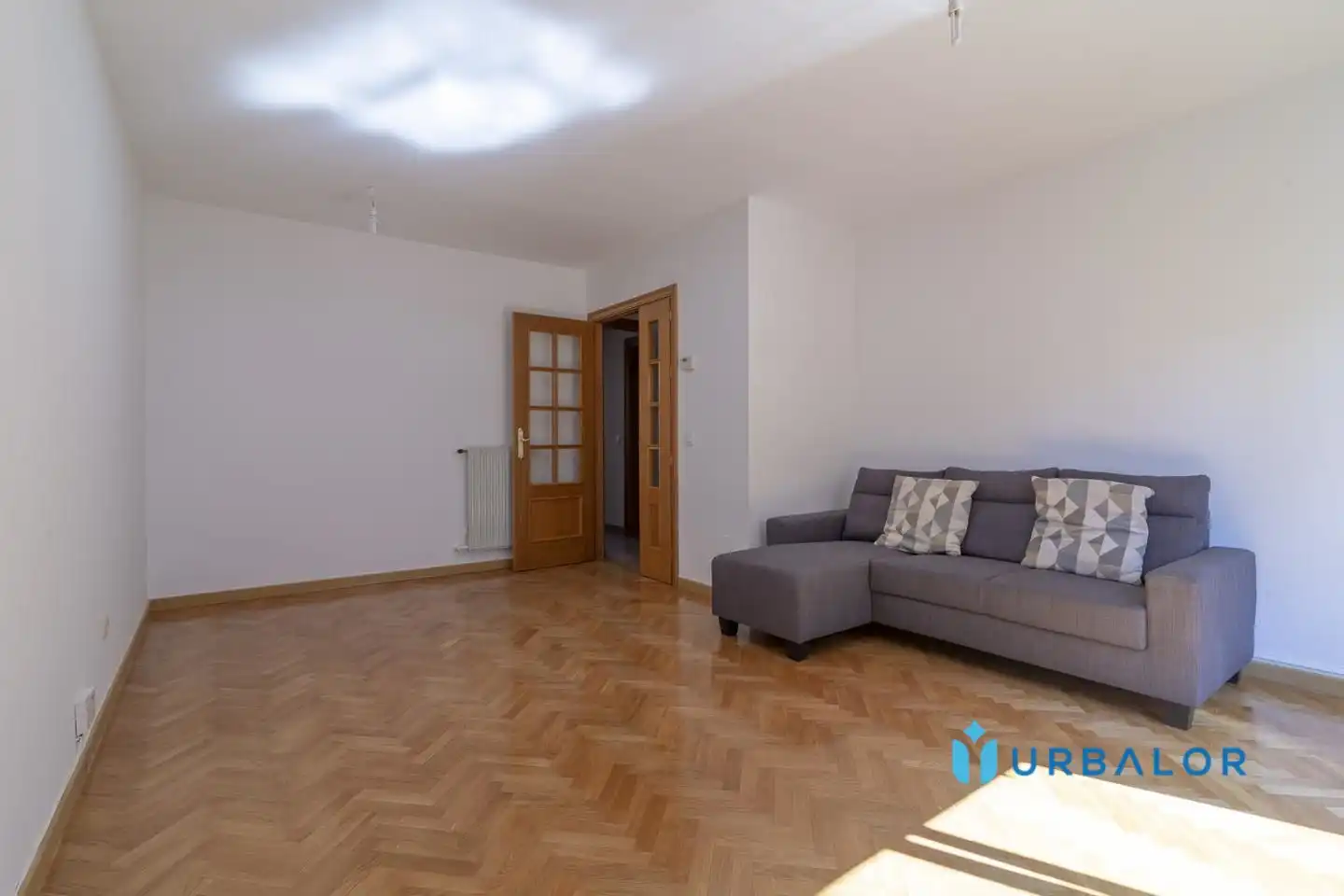 Sala de estar de Piso en venta en Alcorcón con Aire acondicionado, Calefacción y Parquet