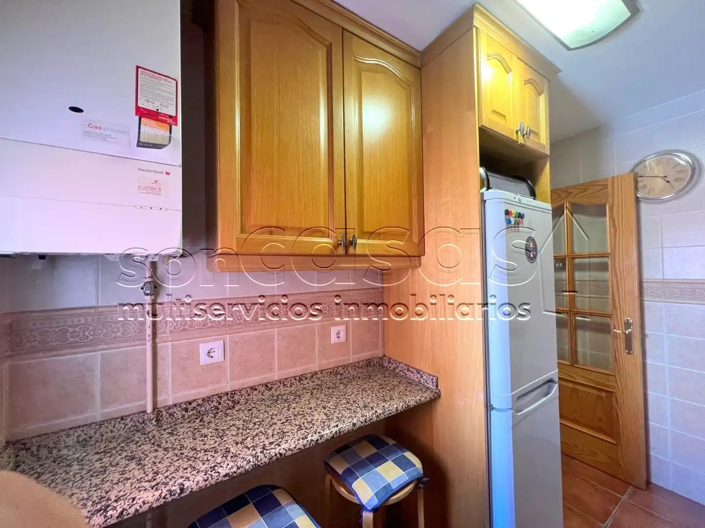 Küche von Wohnung zur Miete in Madrid mit Klimaanlage, Heizung und Terrasse