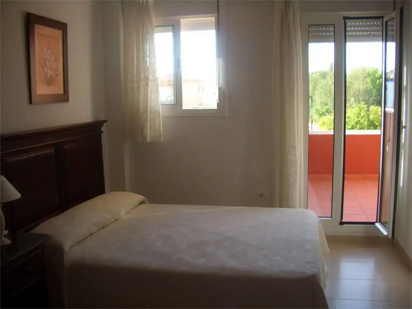 Dormitori de Casa o xalet de lloguer en Conil de la Frontera amb Aire condicionat, Jardí privat i Traster