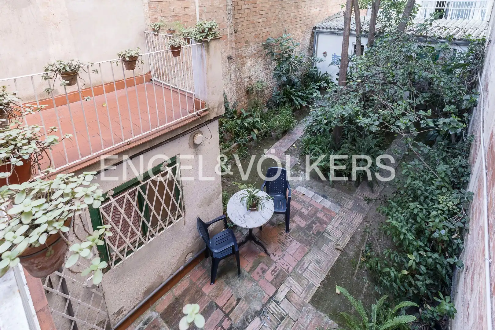 Terraza de Casa adosada en venta en Barcelona con Calefacción y Jardín privado
