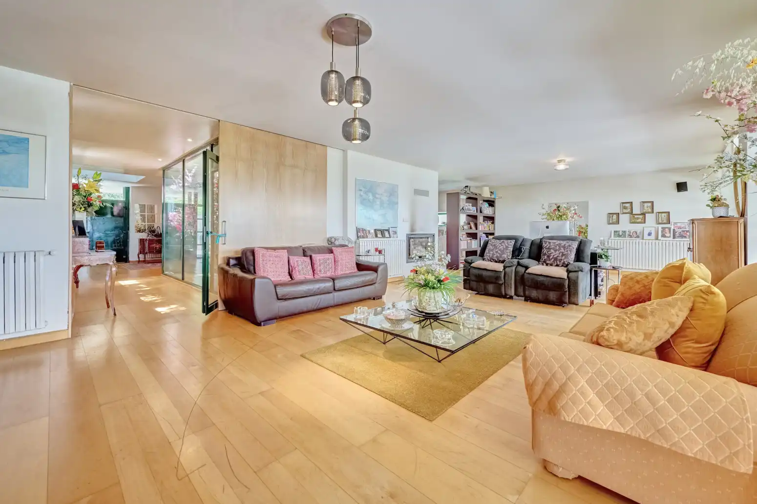Sala de estar de Casa o chalet en venta en Valle de Egüés / Eguesibar con Jardín privado y Terraza
