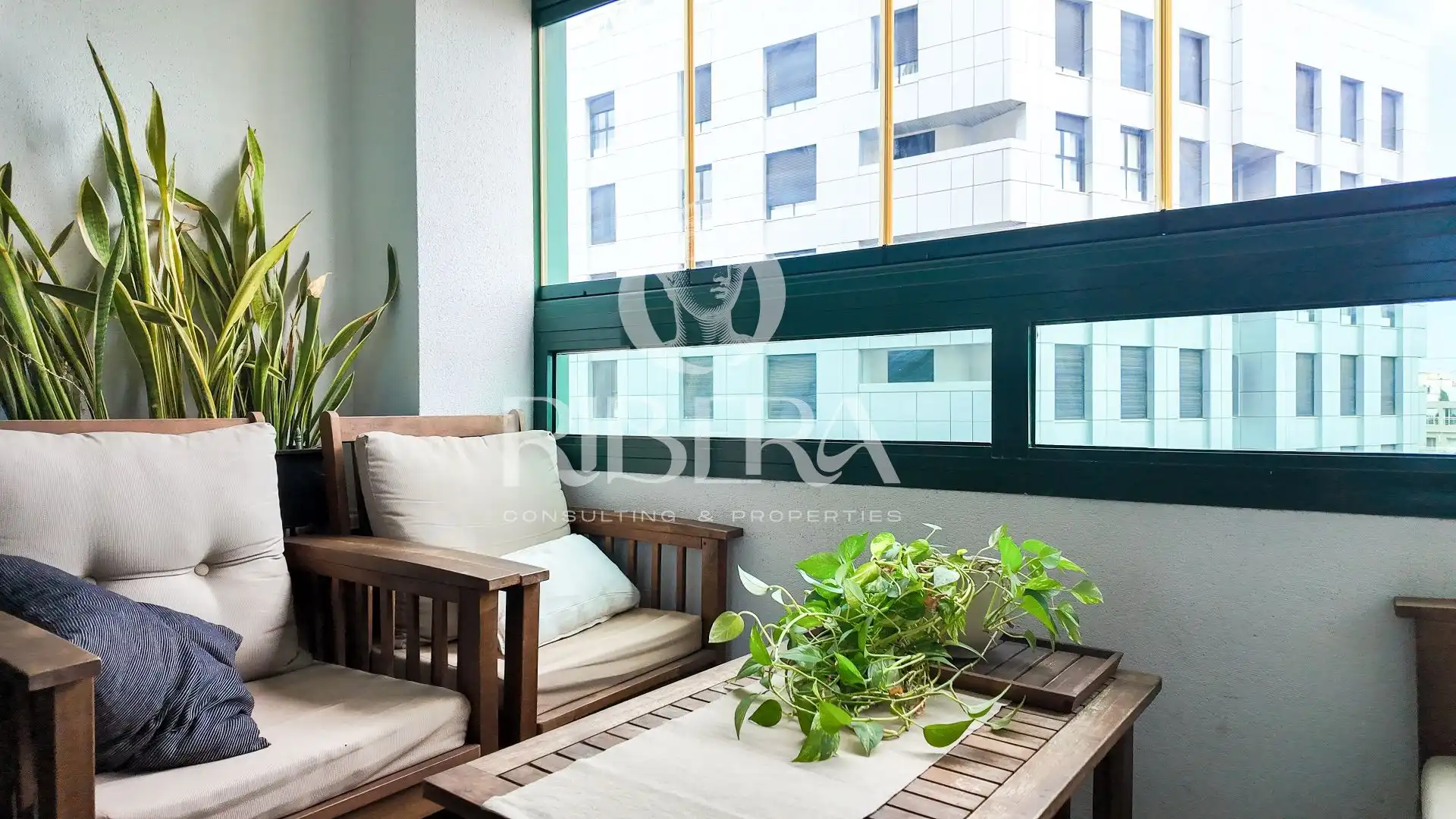 Terrasse von Wohnung zur Miete in Valencia mit Klimaanlage, Heizung und Terrasse