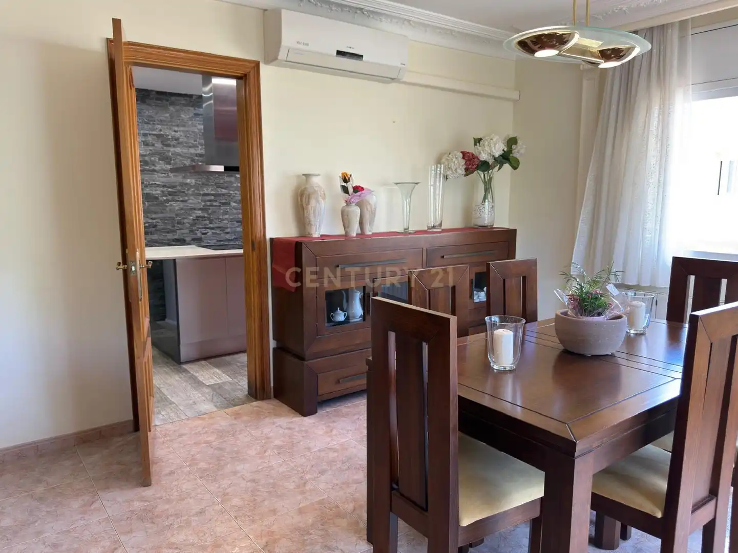 Dining room of Houses for sale in Cunit  with Air Conditioner