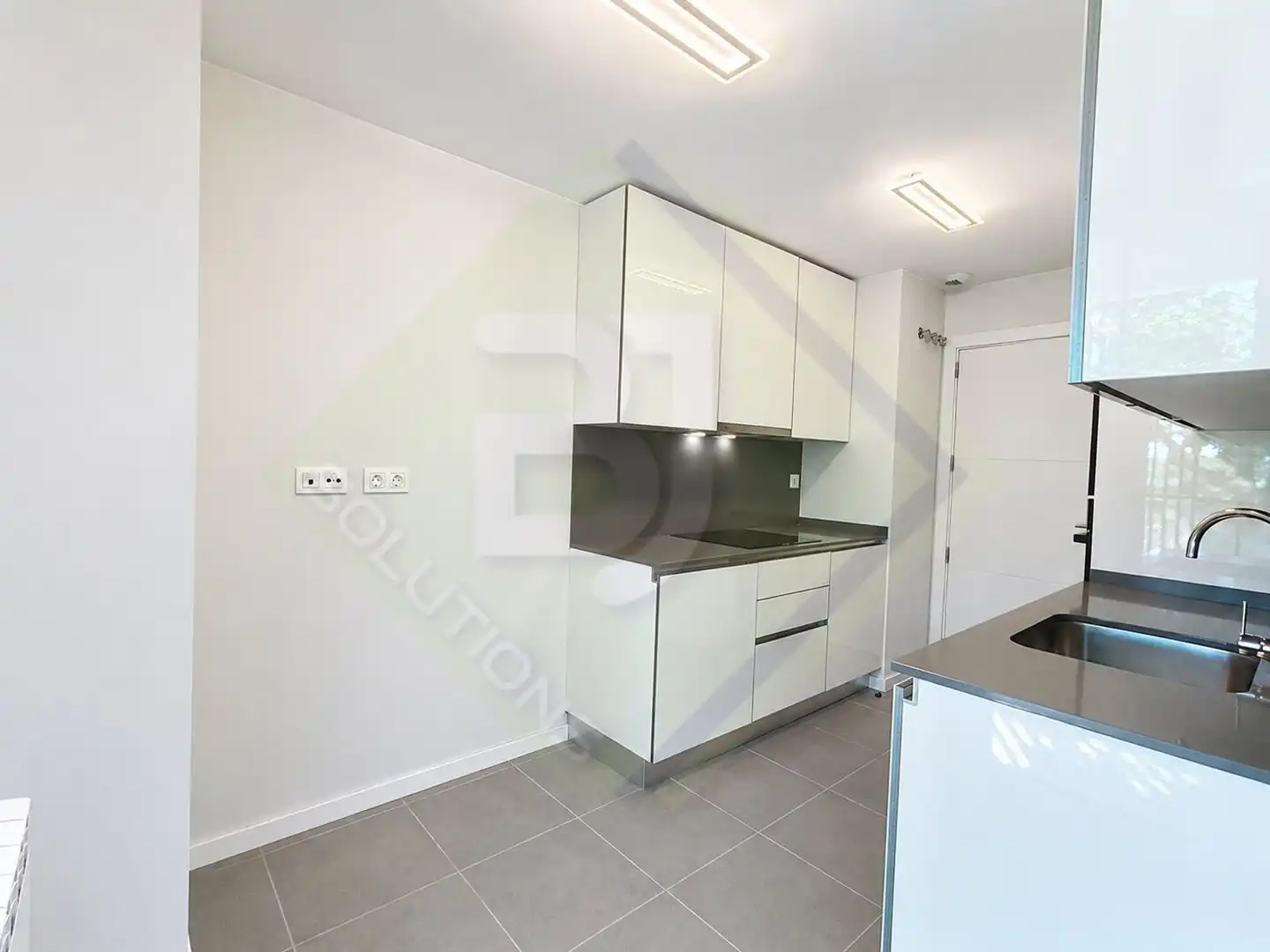 Cocina de Piso de alquiler en Mataró con Aire acondicionado, Calefacción y Parquet