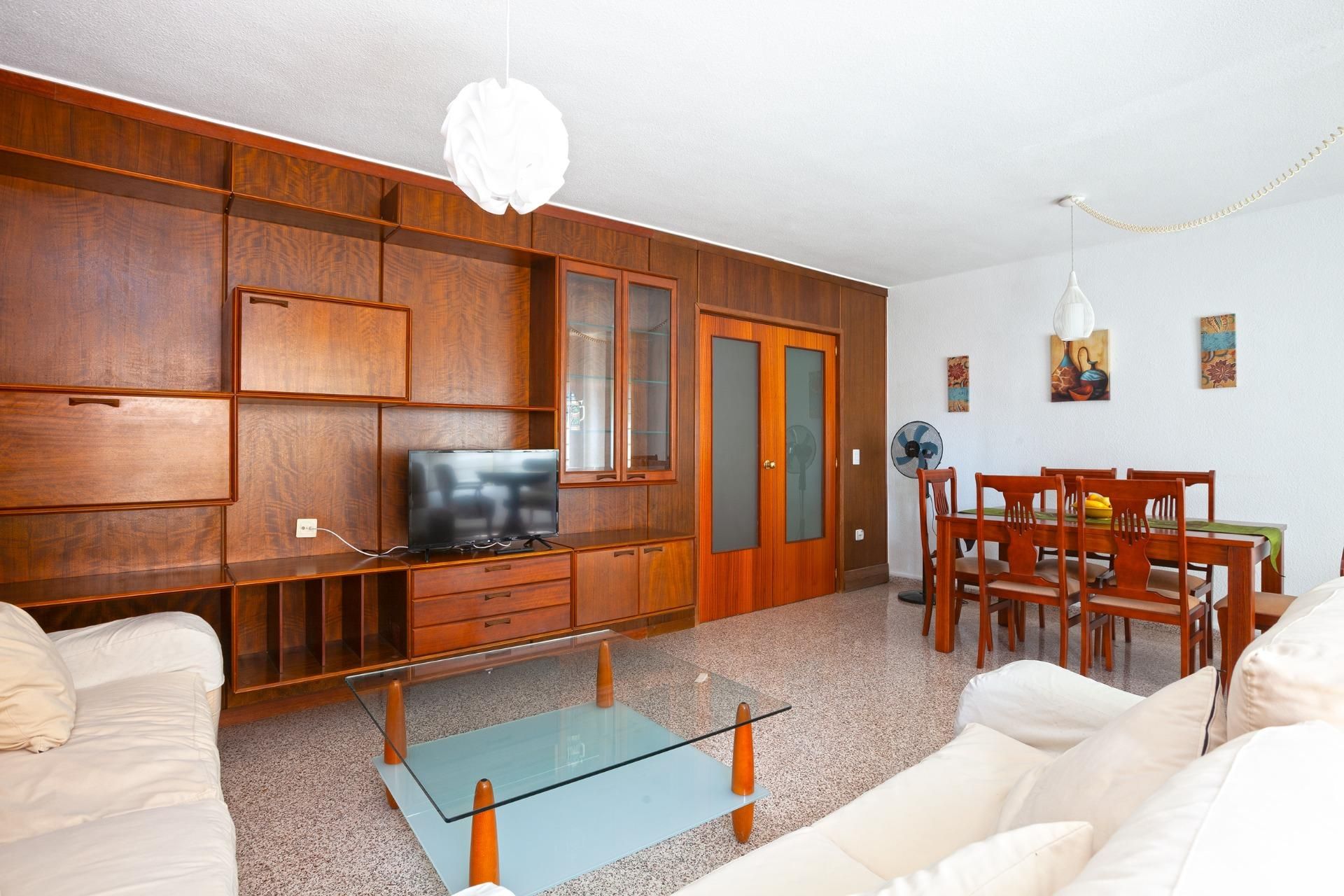 Living room of Flat to rent in Alicante / Alacant  with Heating, Terrace and Balcony