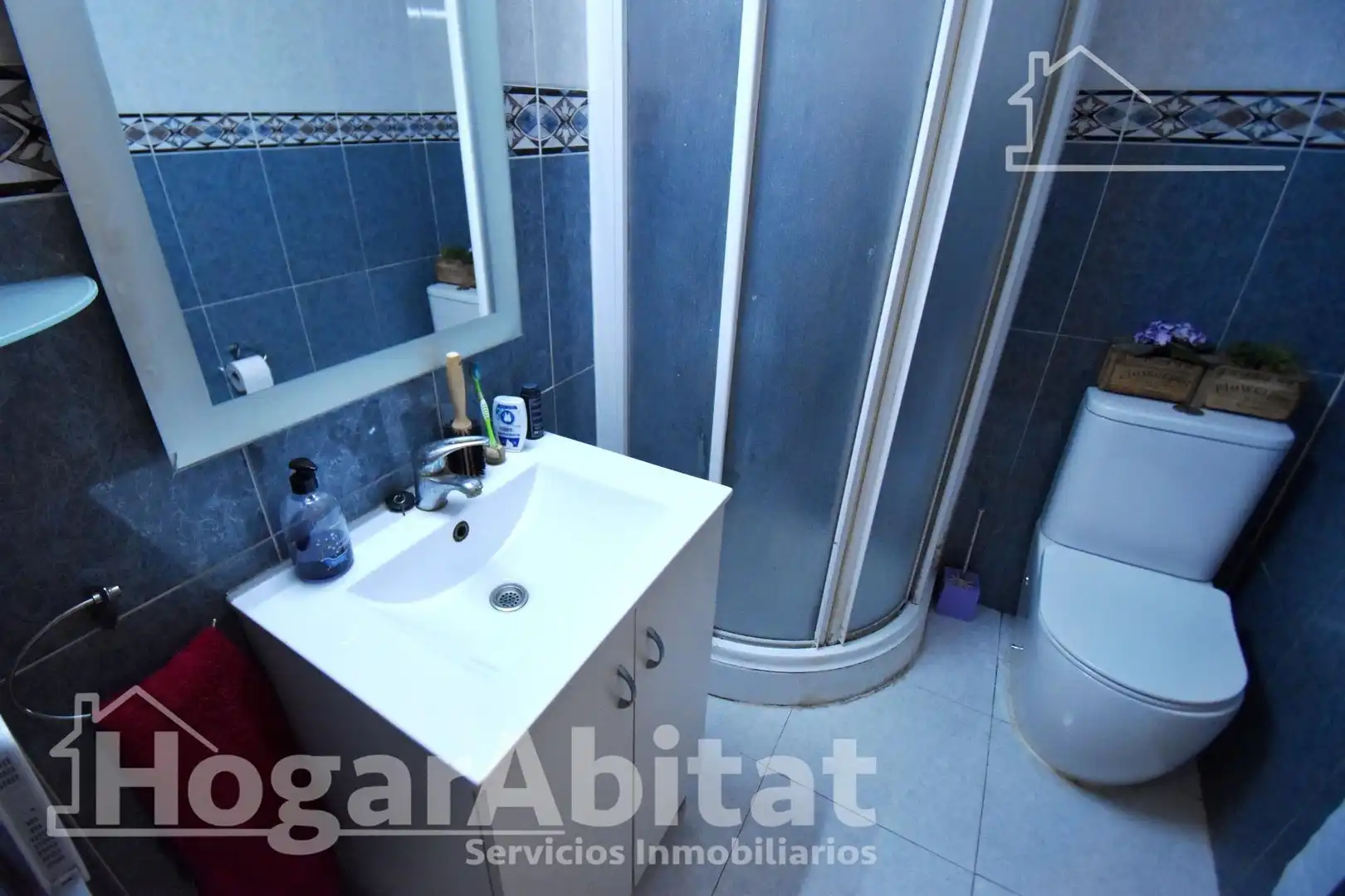 Badezimmer von Haus oder Chalet zum Verkauf in Castellón de la Plana / Castelló de la Plana mit Klimaanlage, Privatgarten und Terrasse