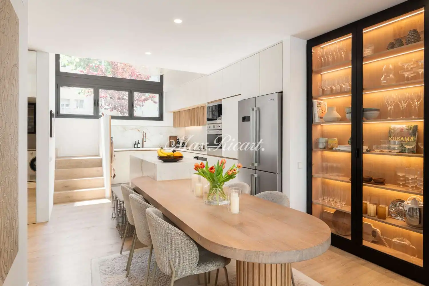 Kitchen of Flat for sale in Barcelona  with Air Conditioner, Terrace and Swimming Pool