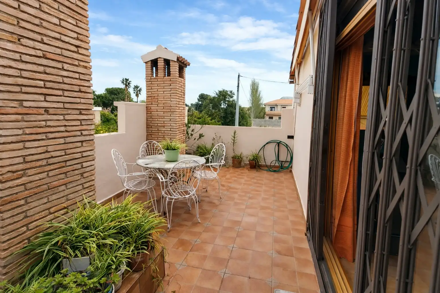 Terrassa de Casa o xalet en venda en Vila-real amb Aire condicionat, Calefacció i Jardí privat