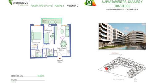 Photo 3 of Apartment for sale in Calle Conchi Paredes, 2, San Antonio, Palencia