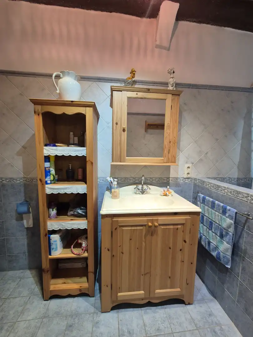 Bathroom of Houses for sale in Cervera  with Heating, Furnished and Balcony