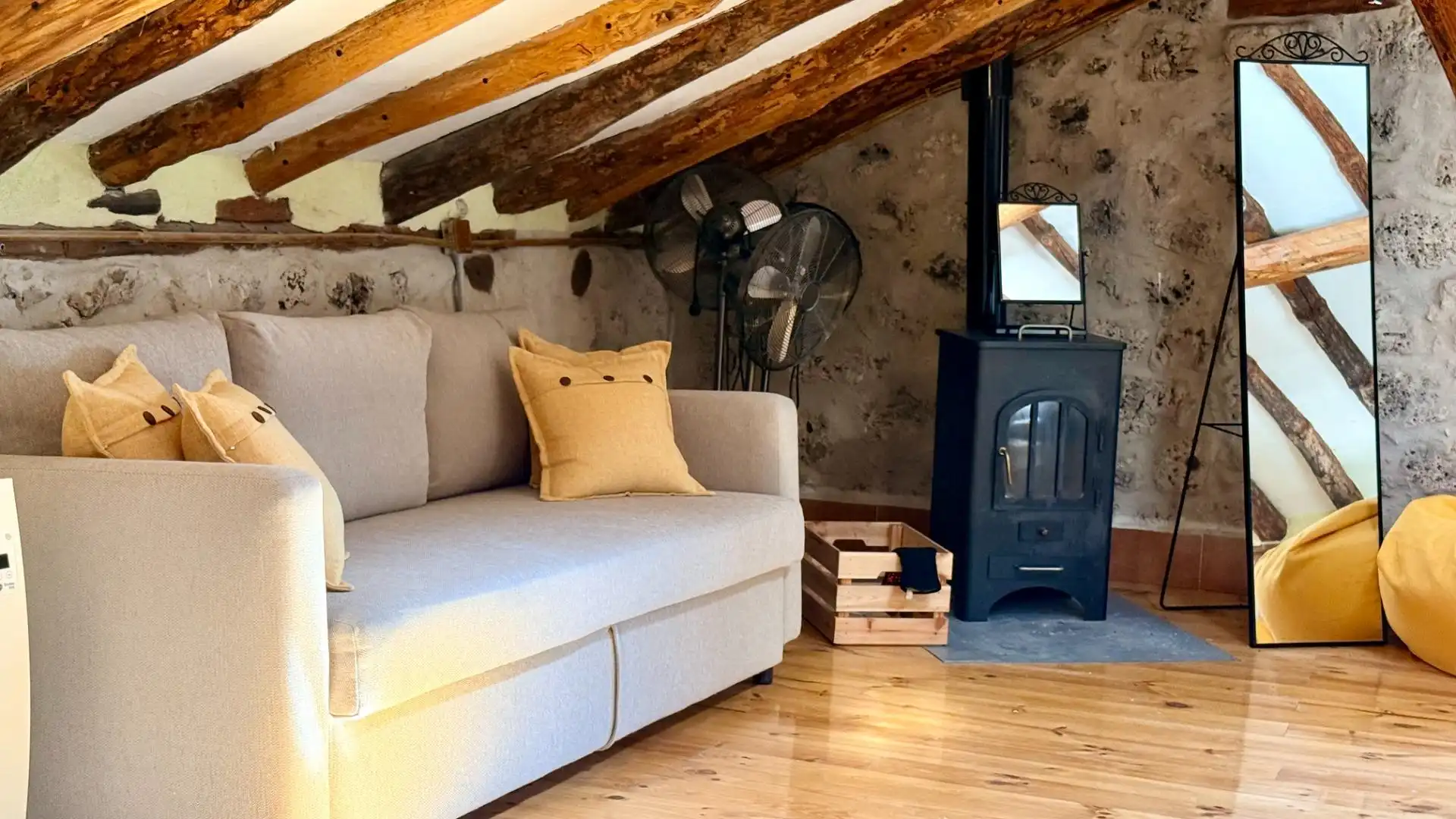 Sala de estar de Casa o chalet en venta en Cozuelos de Fuentidueña con Alarma
