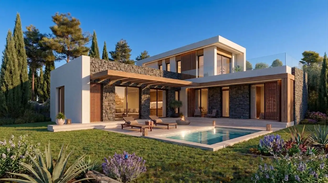 Neubau-Villa mit Pool zum Verkauf in Carrer Maria Màrgens Gibert