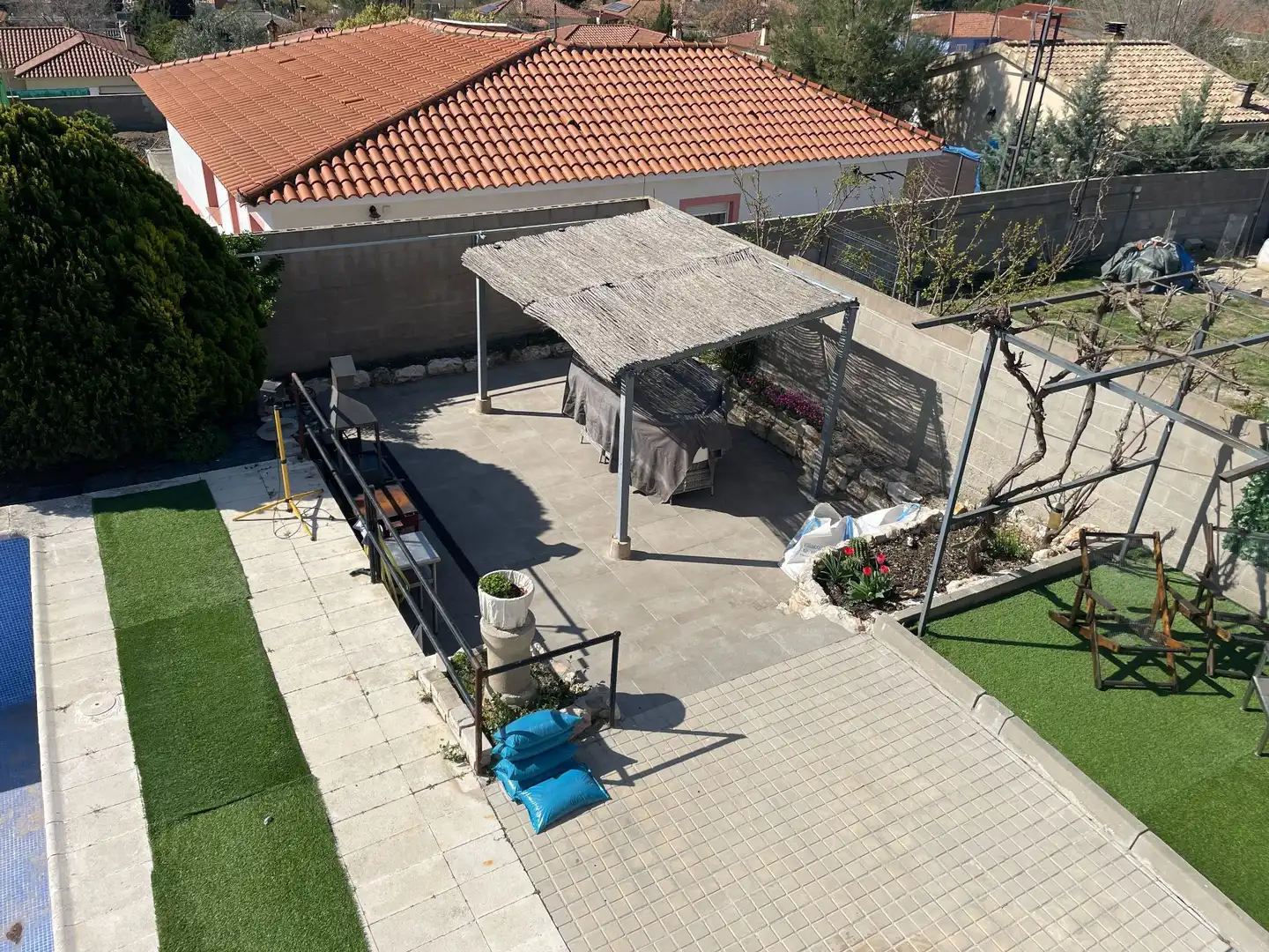 Terraza de Casa o chalet en venta en Colmenar de Oreja con Aire acondicionado, Calefacción y Jardín privado
