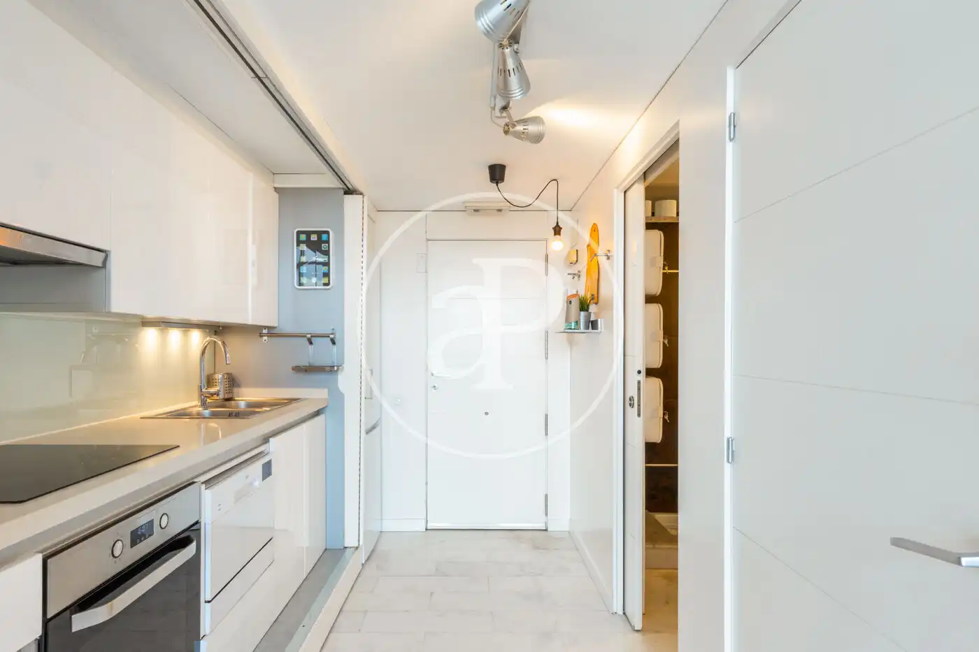 Cocina de Loft de alquiler en Valencia con Aire acondicionado, Calefacción y Jardín privado
