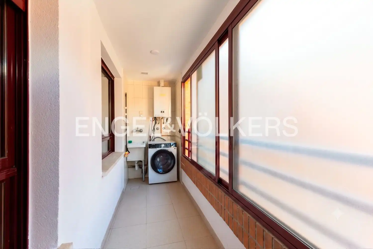 Balcony of Flat for rent in Castellón de la Plana / Castelló de la Plana  with Air Conditioner, Heating and Parquet flooring