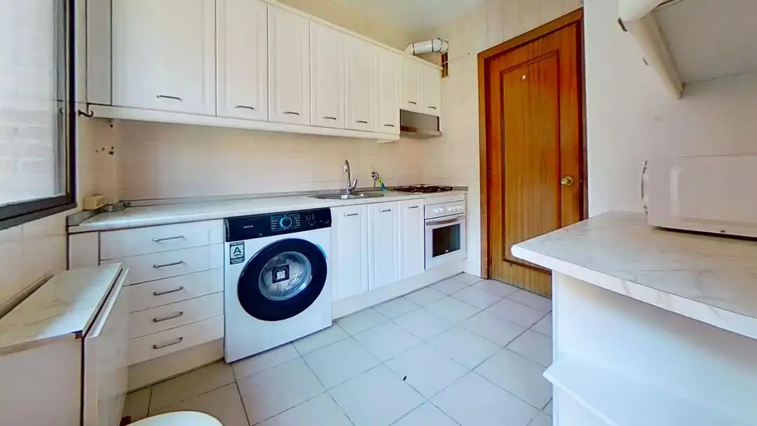 Cocina de Piso de alquiler en Madrid con Calefacción y Terraza