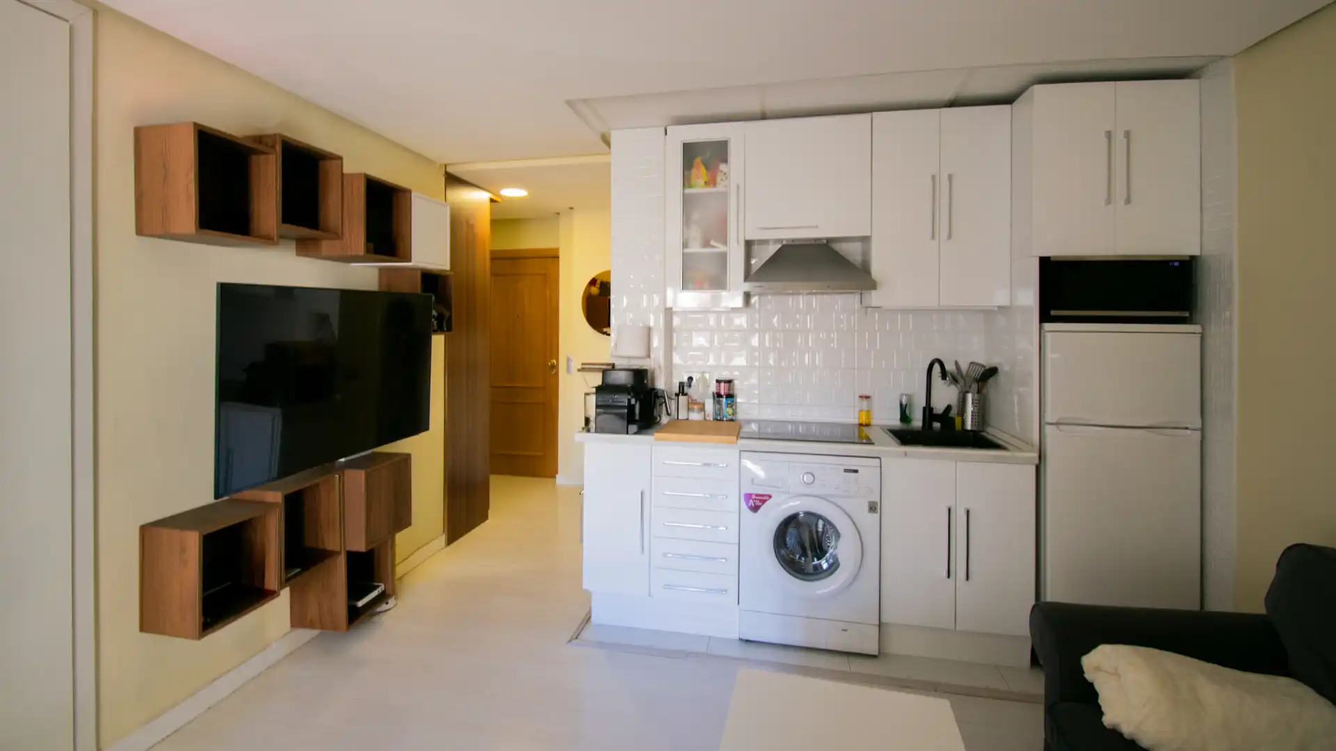Kitchen of Study for rent in Madrid  with Air Conditioner, Heating and Furnished